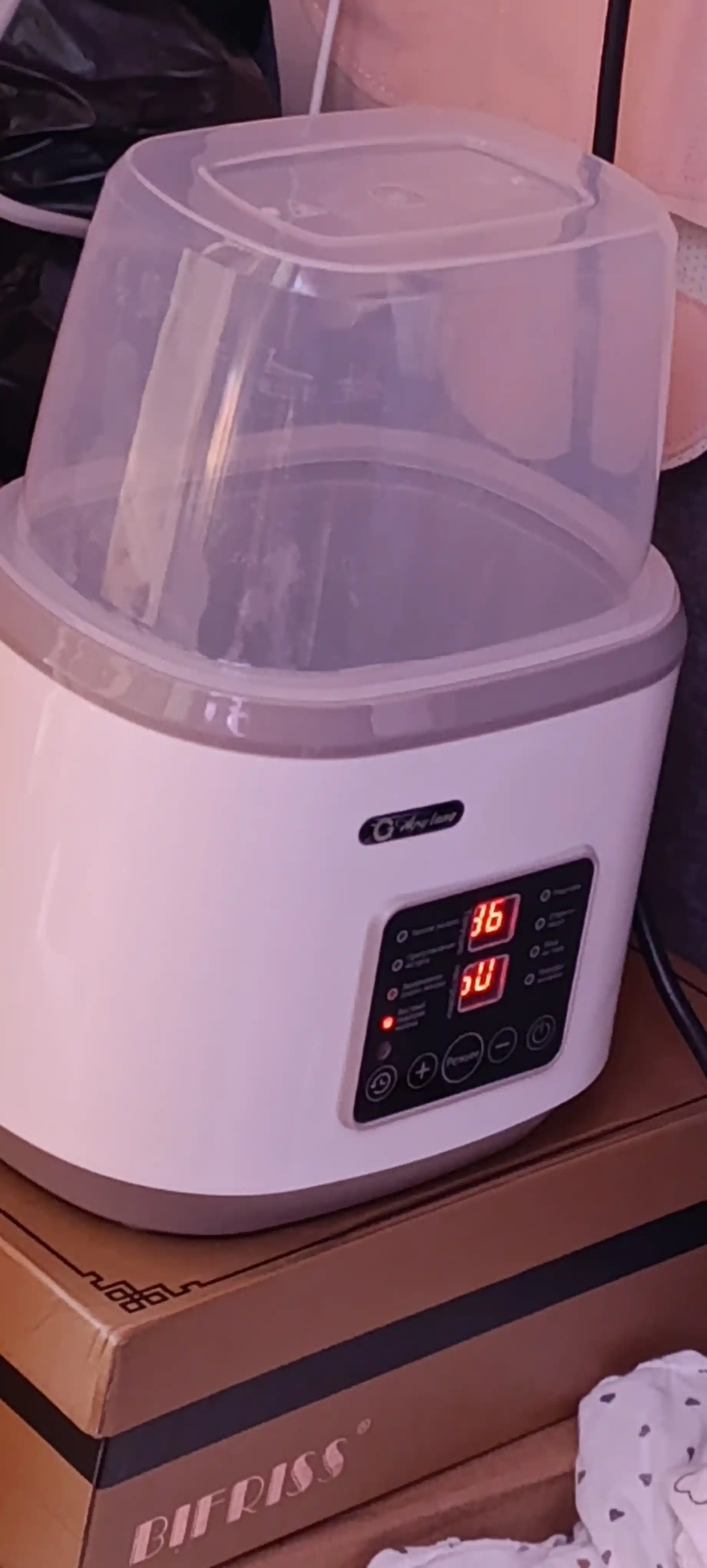 Butilka isitgich simsiz, sterilizator 8v1 butilka soska uchun, 4 ta butilka