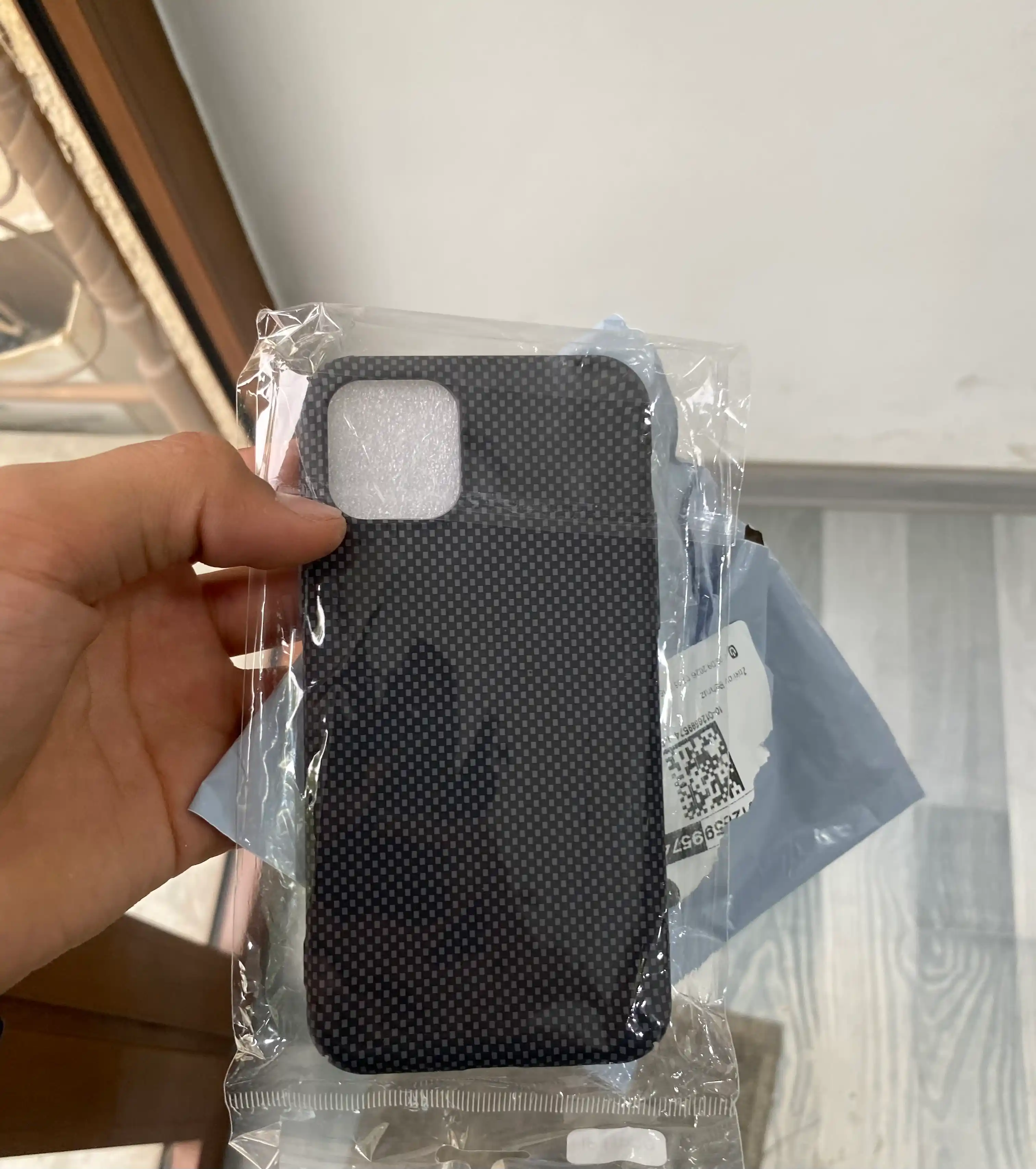 IPhone 11-17 Pro Max uchun MagSafe karbon g‘ilofi, yupqa, mustahkam himoya g‘ilofi
