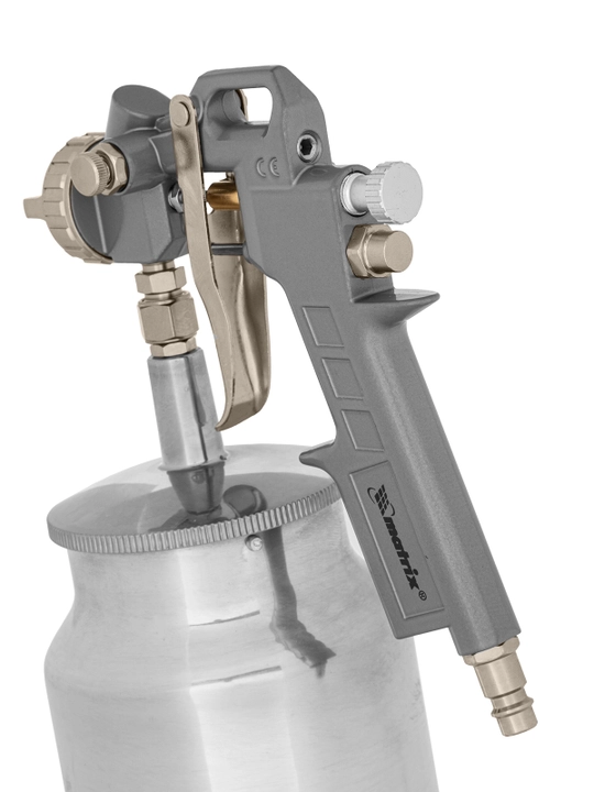 MATRIX bo‘yoq purkagichi, pnevmatik, V 1.0 l, soplolari 1.2, 1.5 va 1.8 mm, 57316