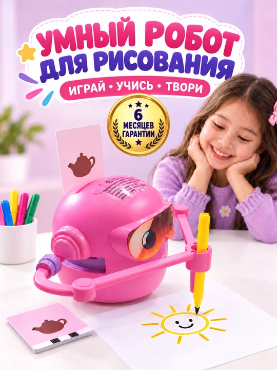 Робот игрушка, детская, проектор