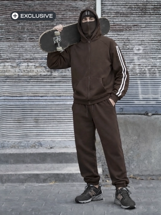 Erkaklar uchun ikkitalik kostyum, to‘plam: jogger va xudi