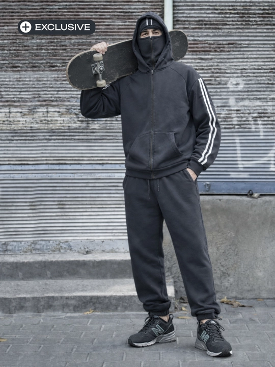 Erkaklar uchun ikkitalik kostyum, to‘plam: jogger va xudi