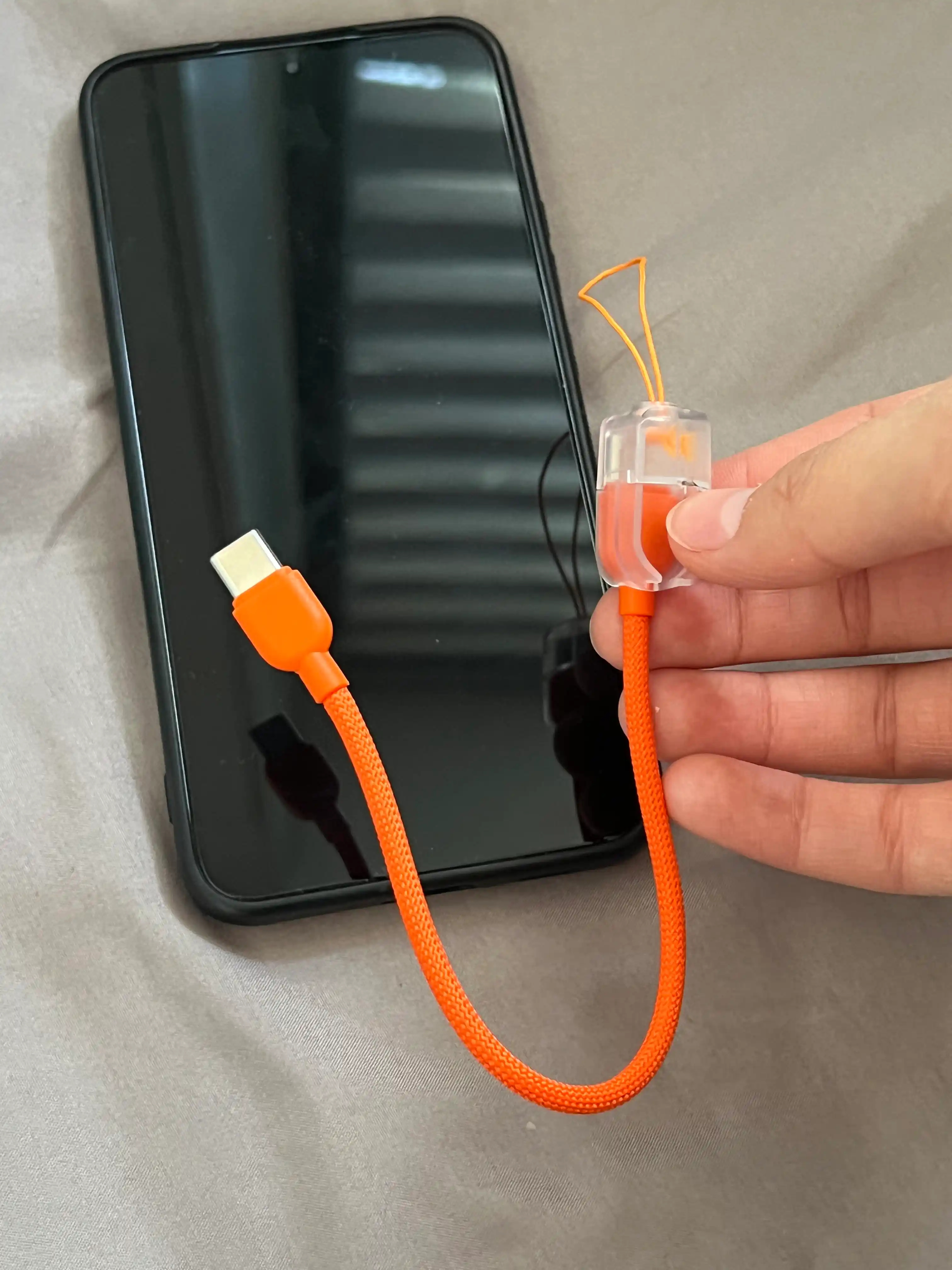 Кабель Type-C to Lightning, 60W, быстрая зарядка и передача данных, брелок для телефона