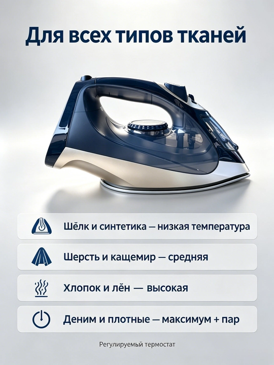SOKANY SK-11001 bug‘ dazmoli, 2200Vt, keramik taglik, vertikal bug‘lash