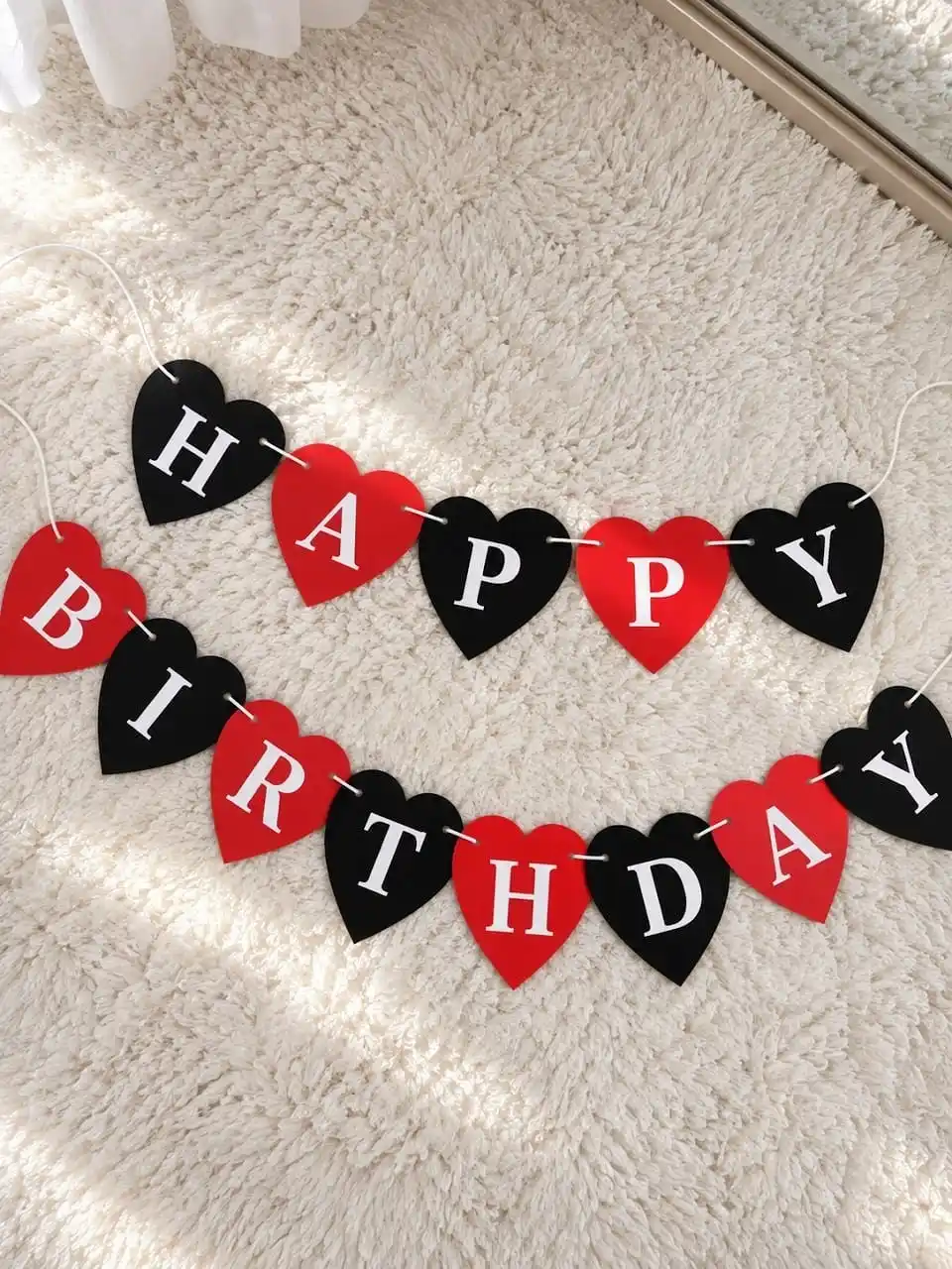 Гирлянда Happy Birthday баннер для украшения дня рождения, декор для праздника