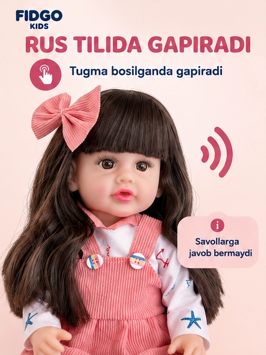 Кукла Reborn, говорящая, 30 см