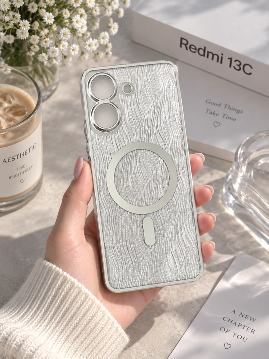 G'ilof Redmi 13 C uchun, silikonli