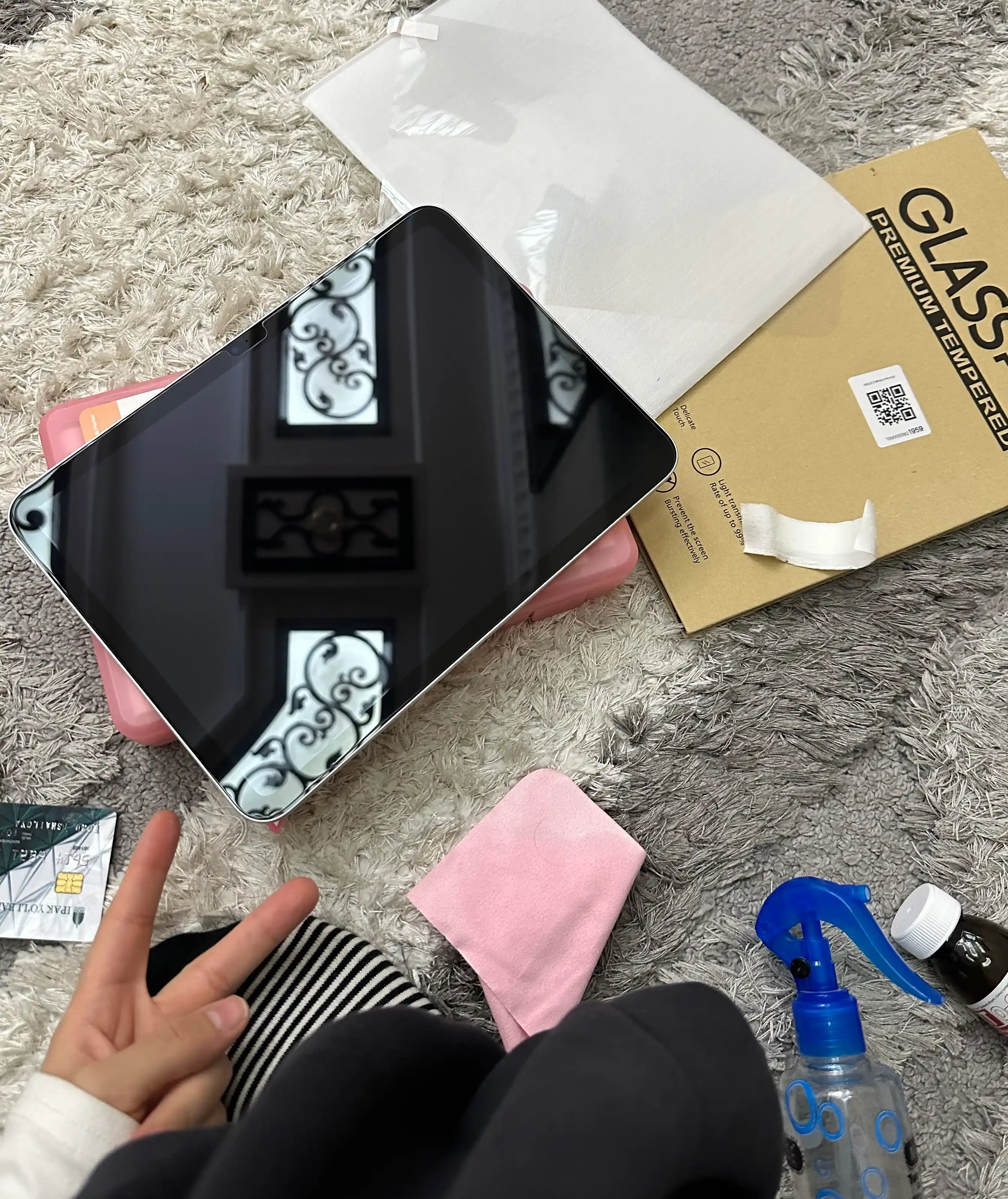 Himoya oyna iPad Pro/Air/Mini, 3/4/5/6/7/8/9/10, M2/M4, 10.2/10.9/11/13 Айпад uchun