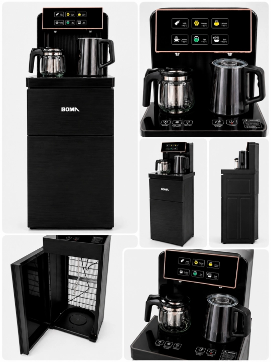 BOMA suv kulleri (dispenseri), kompressorli (freonli) sovutish, issiq-sovuq suv 5°C-100°C