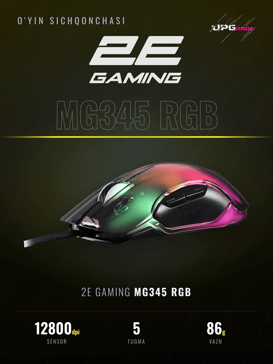 Simli o'yin sichqonchasi 2E Gaming MG345 RGB
