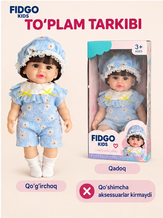 Кукла Reborn, говорящая, 30 см