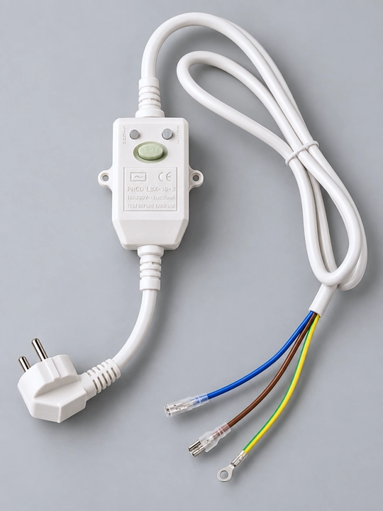 Suv isitgich uchun PRCD himoyali elektr kabeli, 16 A, 230 V, 110 sm