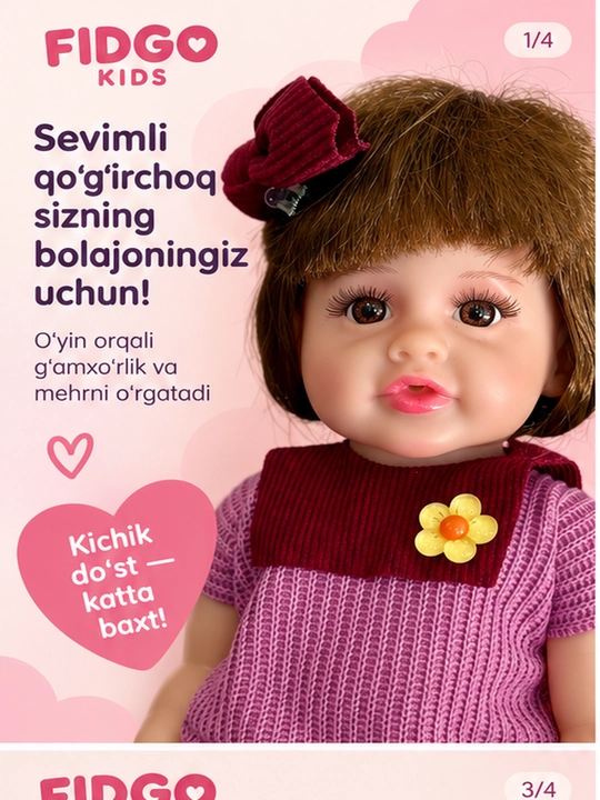 Кукла Reborn, говорящая, 30 см - 