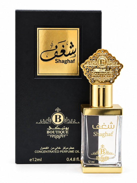 Boutique Shaghaf ayollar uchun konsentrlangan yog‘li atir, alkogolsiz, 12 ml - 