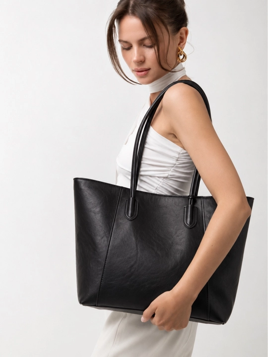 Ayollar uchun A4 shopper sumka, yelkaga osiladigan, sig‘imli kundalik, ish va o‘qish uchun