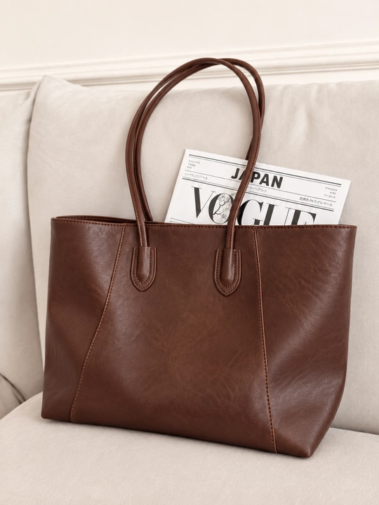 Ayollar uchun A4 shopper sumka, yelkaga osiladigan, sig‘imli kundalik, ish va o‘qish uchun
