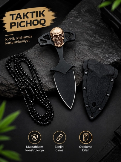 Taktik pichoq — 2 xil ko‘rinish, turistik pichoq, pichoq