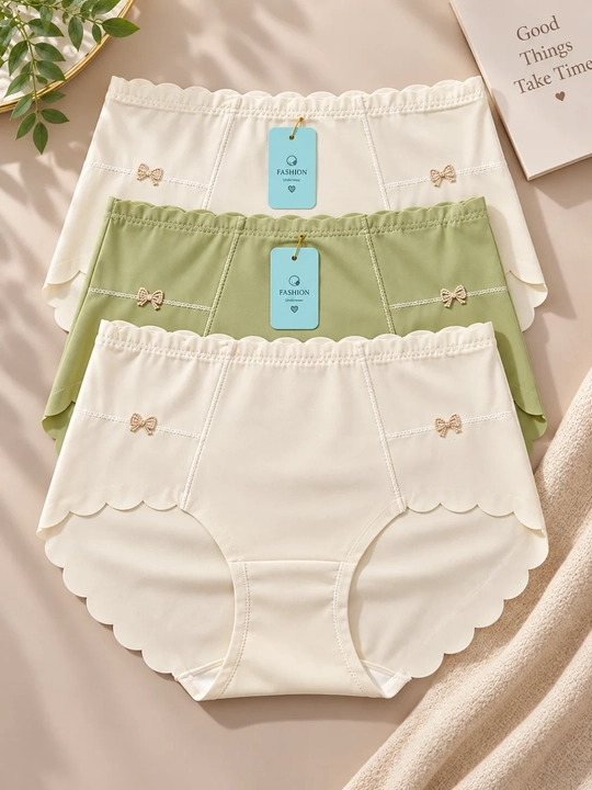 Ayollar trusiklari, slips, to'plamda 3 dona, FREESIZE ichki kiyim