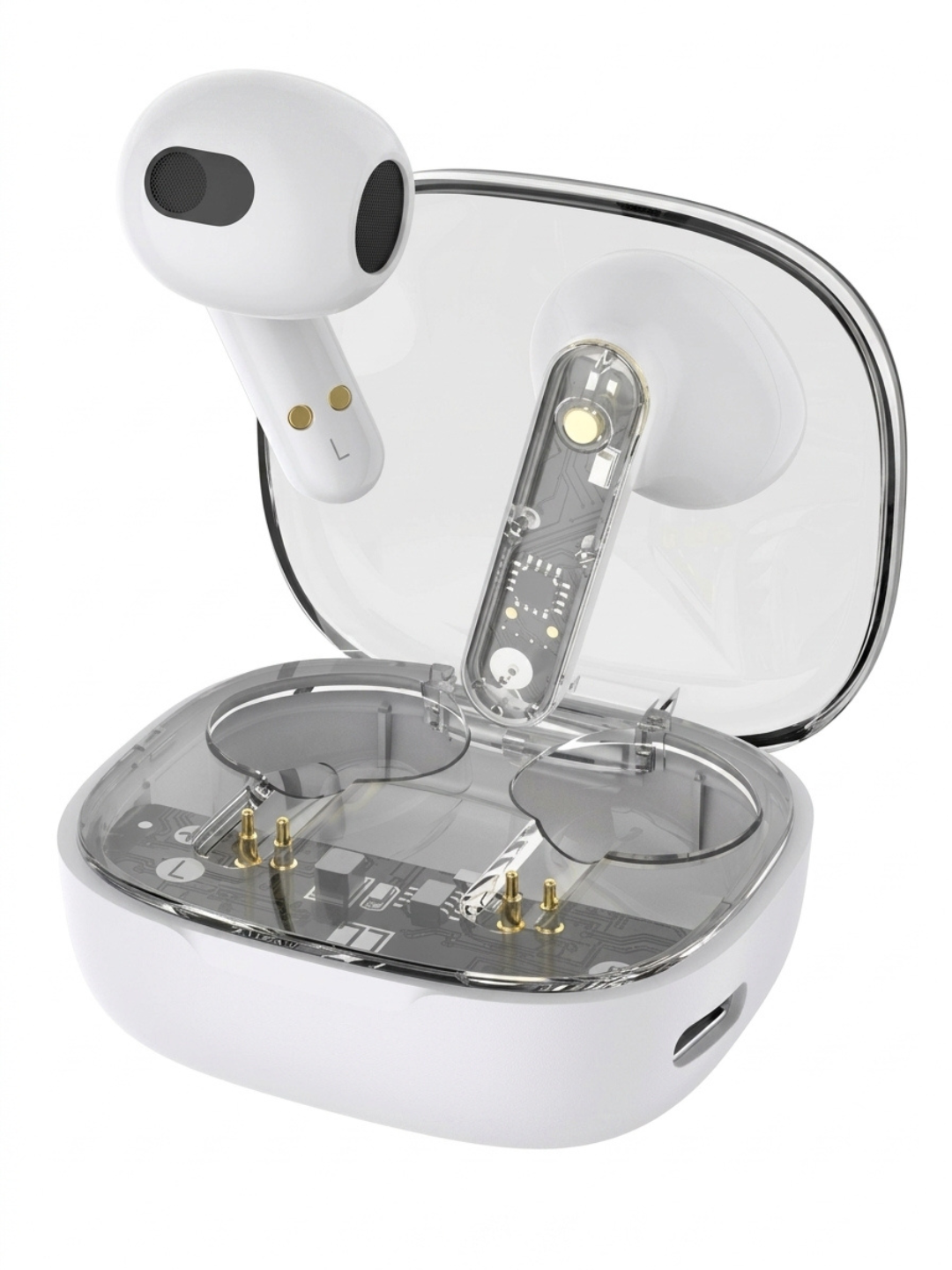 Simsiz quloqchin TWS Bluetooth 5.3, 13 mm, Hi-Fi Stereo, Type-C