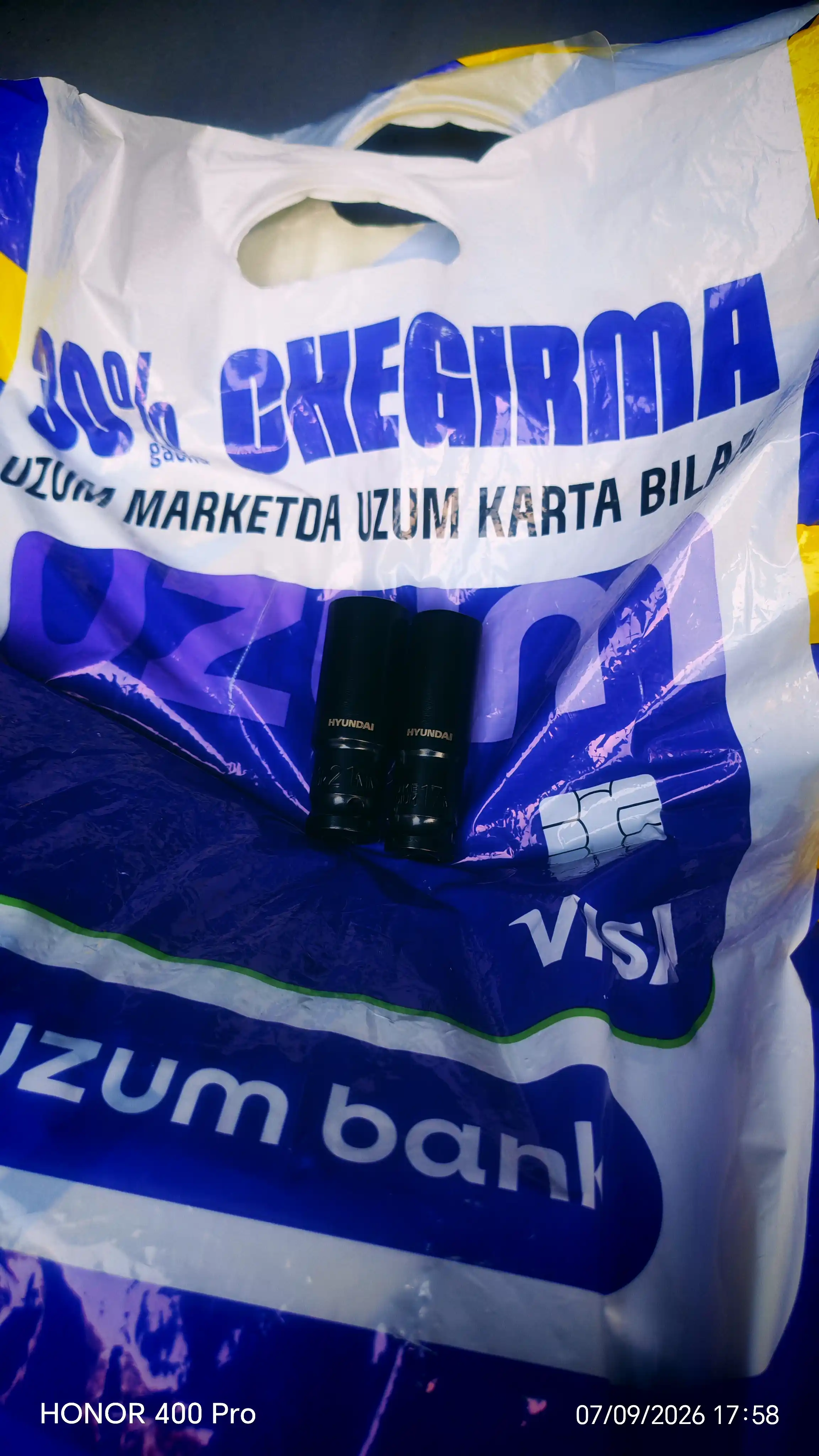Uzun golovka 8/9/10/11/12/13/14/15/16/17/18/19/20/21/22/23/24/27/30/32 × 78 mm HYUNDAI