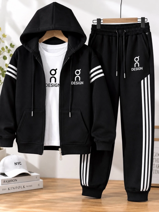 O‘g‘il bolalar uchun 3 qismli sport kostyumi