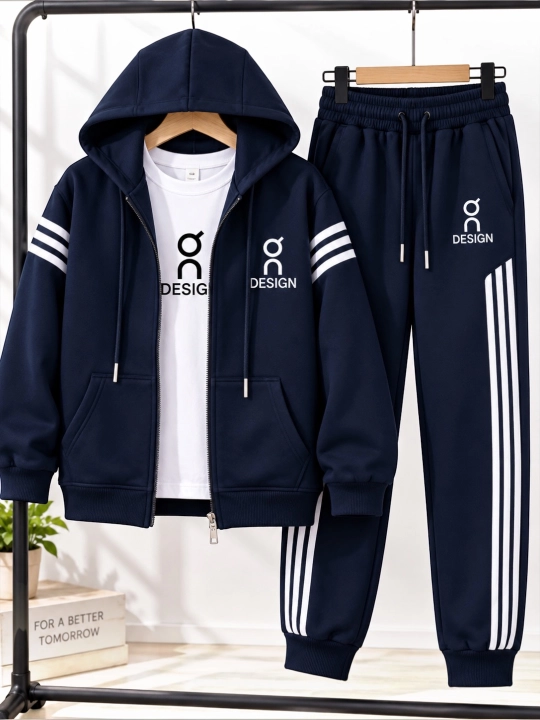 O‘g‘il bolalar uchun 3 qismli sport kostyumi