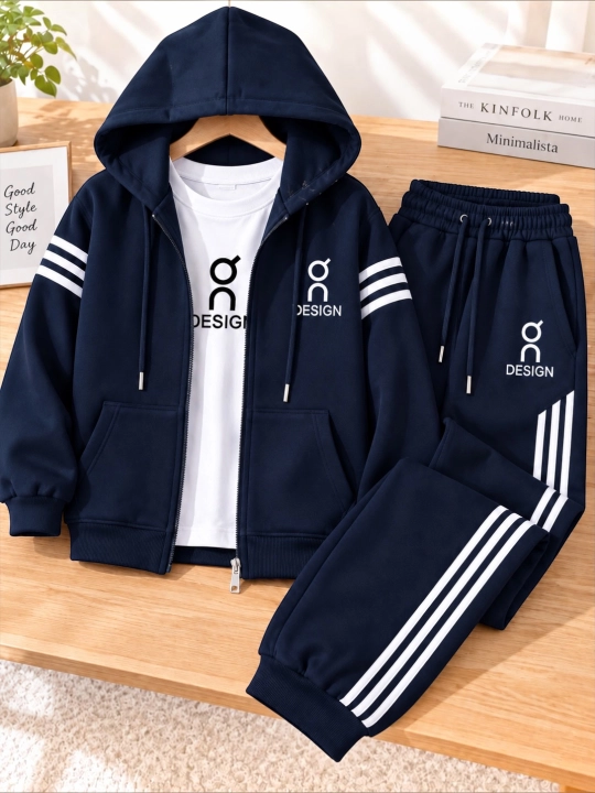 O‘g‘il bolalar uchun 3 qismli sport kostyumi