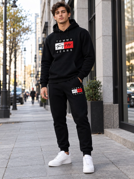 Erkaklar sport kostyumi Tommy Hilfiger, xudi va shalvar, dvoyka