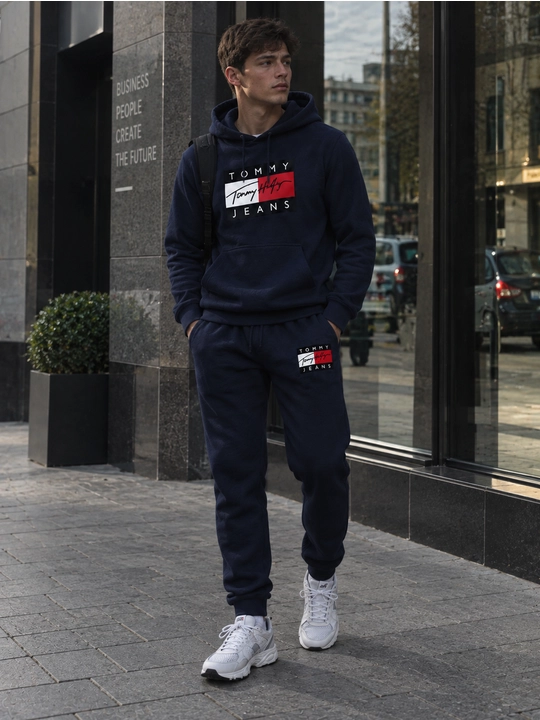 Erkaklar sport kostyumi Tommy Hilfiger, xudi va shalvar, dvoyka