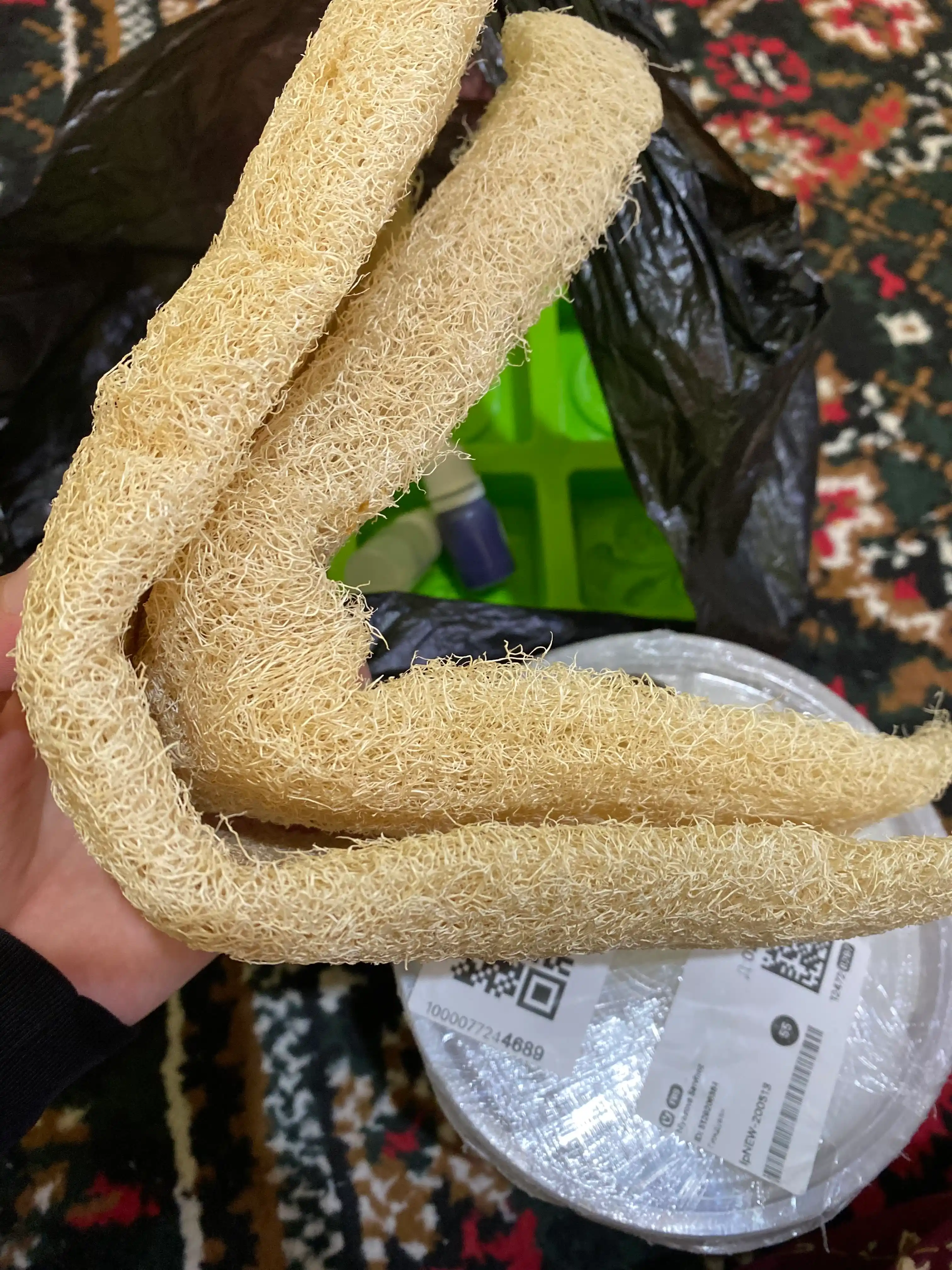 Мочалка из люфы, для тела и лица