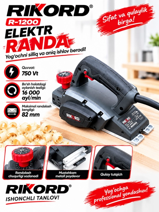 Elektr randa, rubanok - 