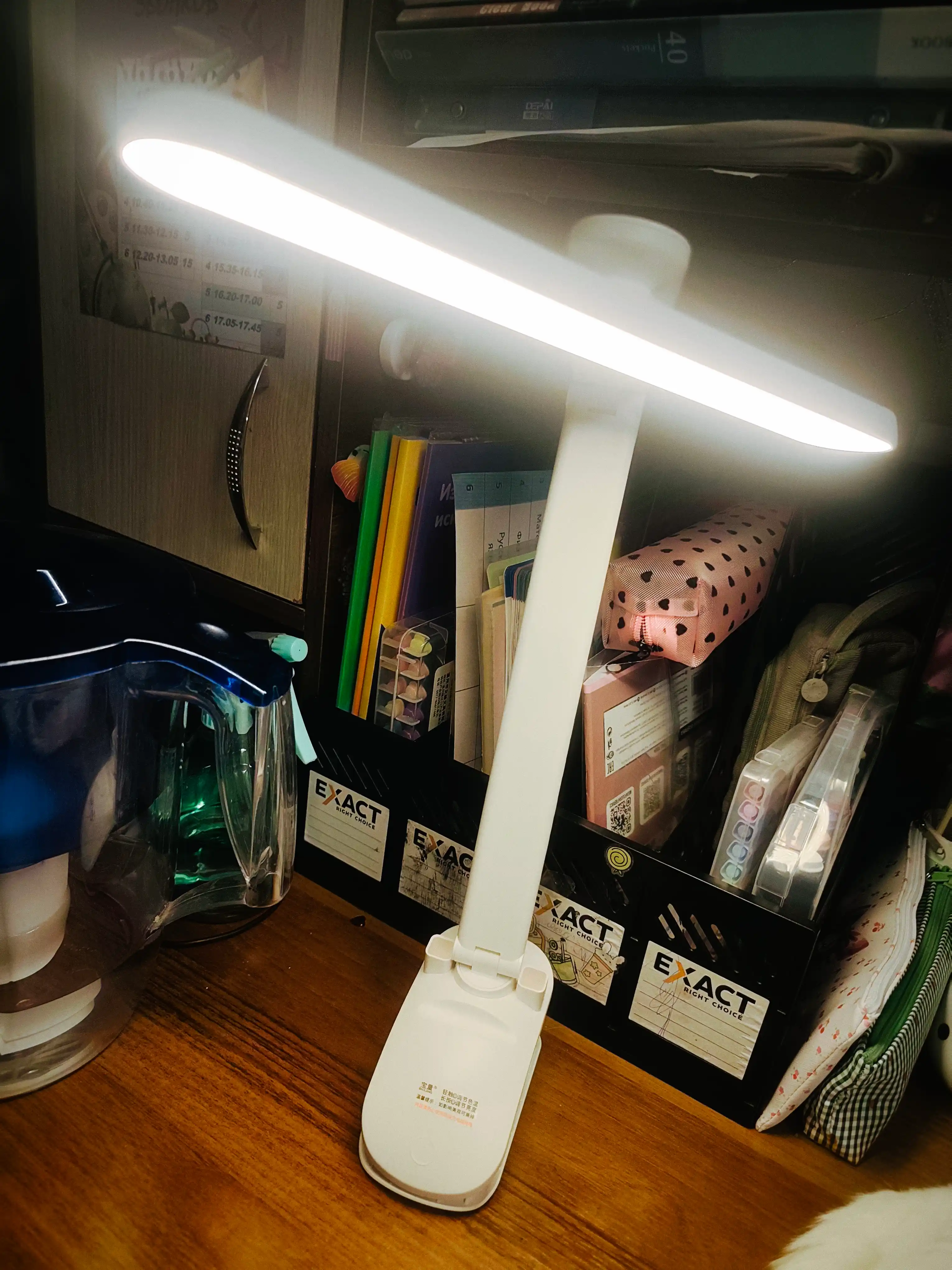 Stol uchun LED lampa, sensorli, magnitli, qisqichli, USB