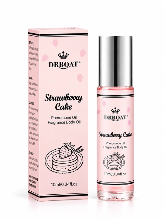 Qulupnay va vanil (feromonlar) iforli ayollar moyli atirlari, 10 ml