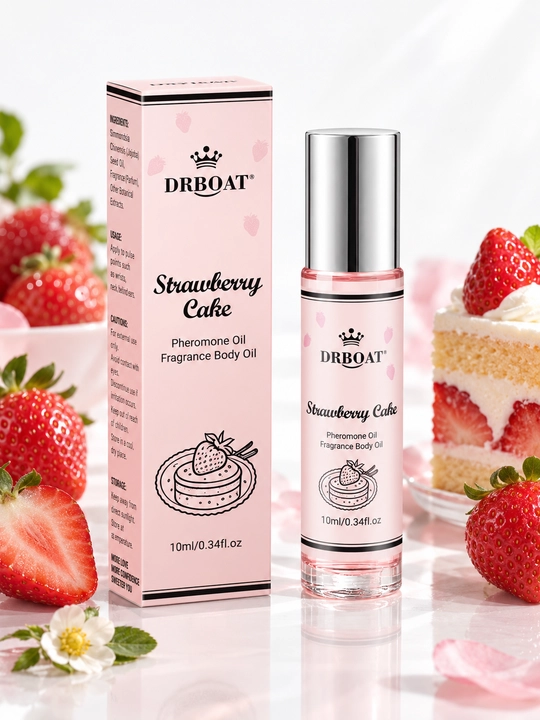 Qulupnay va vanil (feromonlar) iforli ayollar moyli atirlari, 10 ml