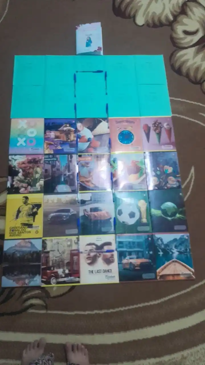 Daftar chiziqli, 36 varaq, 5 dona