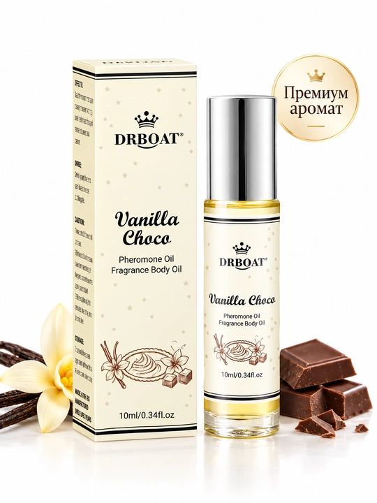 Ayollar uchun vanil va shokoladli moyli atir (Maslyanye duhi, feromon), 10 ml