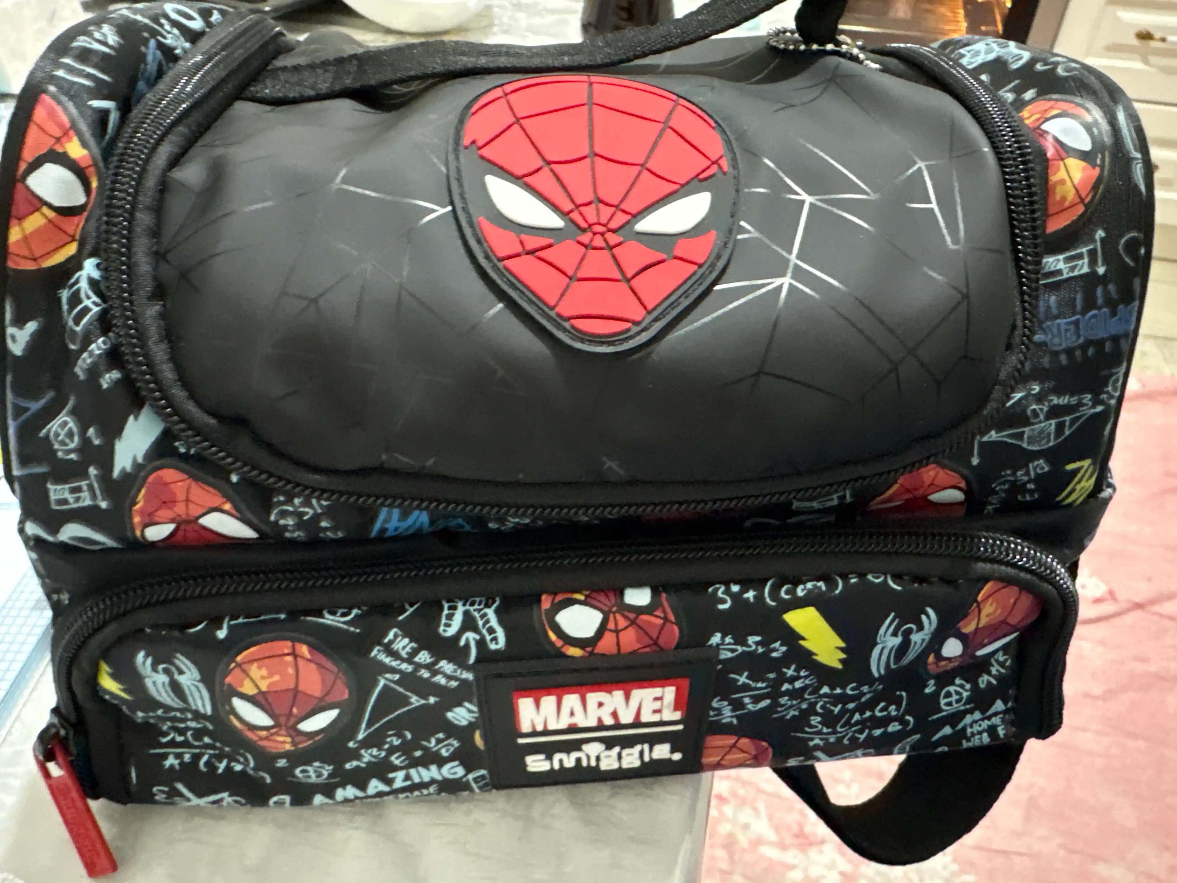 Smiggle maktab lunchbox sumkasi, 2 bo‘limli, sayr va sayohatlar uchun, 6-14 yoshgacha