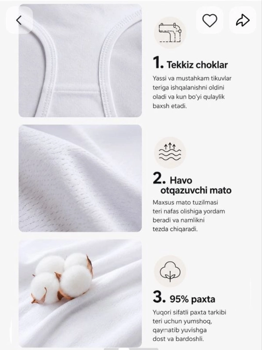 Ayollar ichki kiyimi, ayollar paxtali slip-ichki kiyimi, ayollar ichki kiyimi