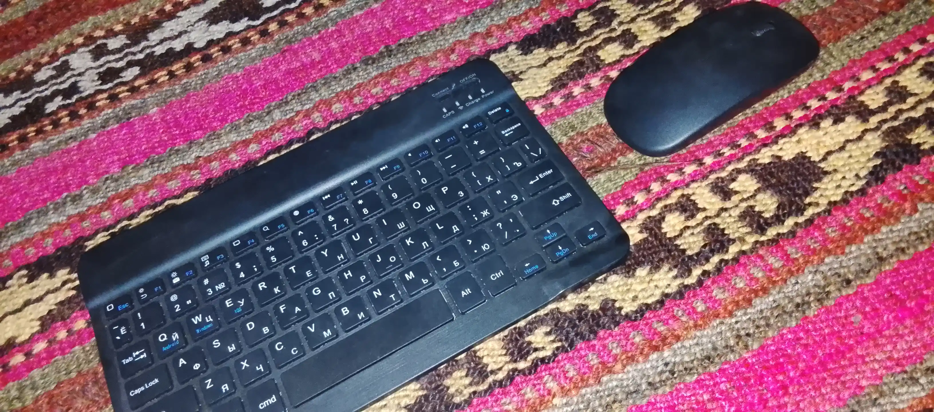 Simsiz Bluetooth klaviatura va sichqoncha telefon, noutbuk va planshet uchun