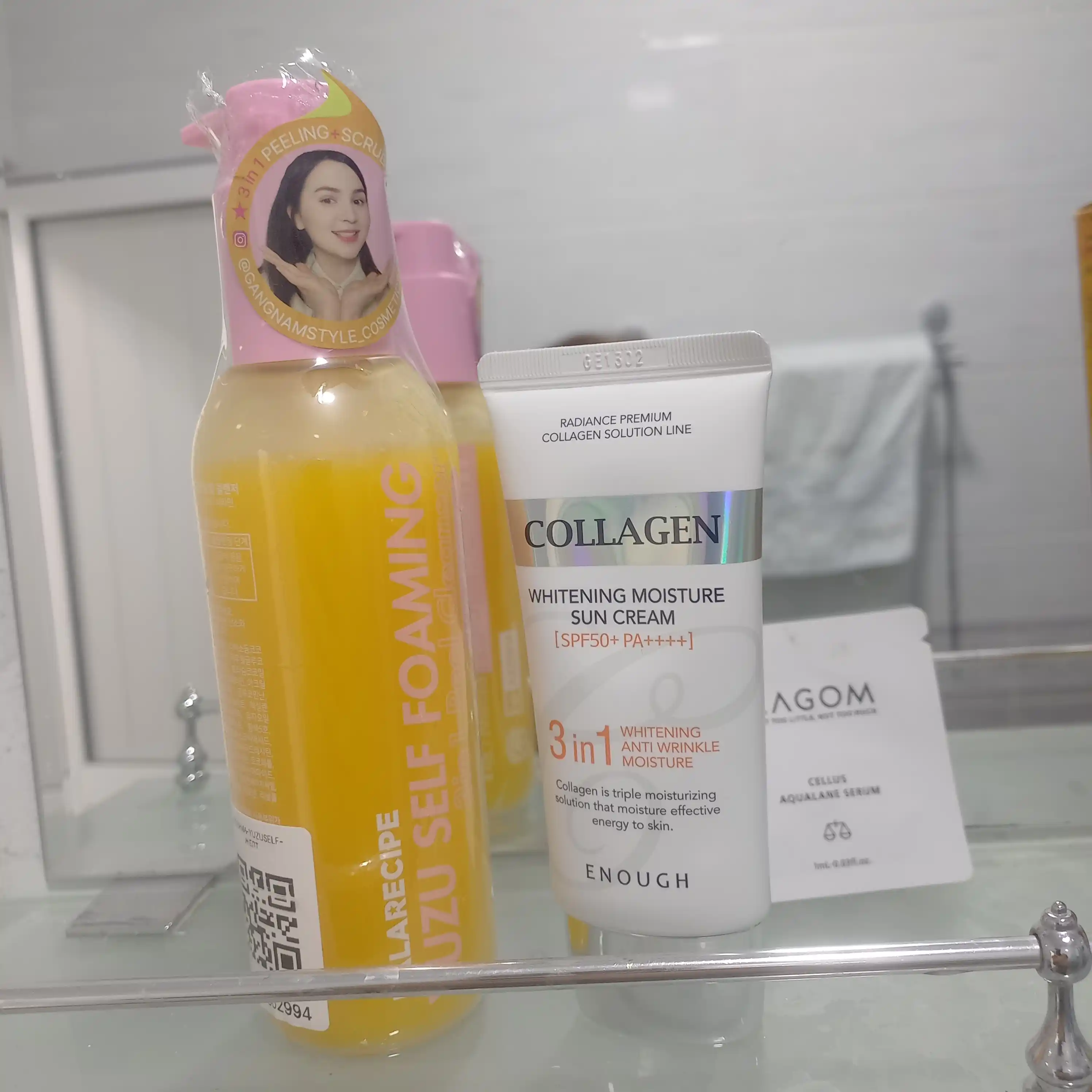 LALARICIPE Yuzu Self Foaming 3‑в‑1 AHA BHA – нежная пенка для очищения лица, 200 мл