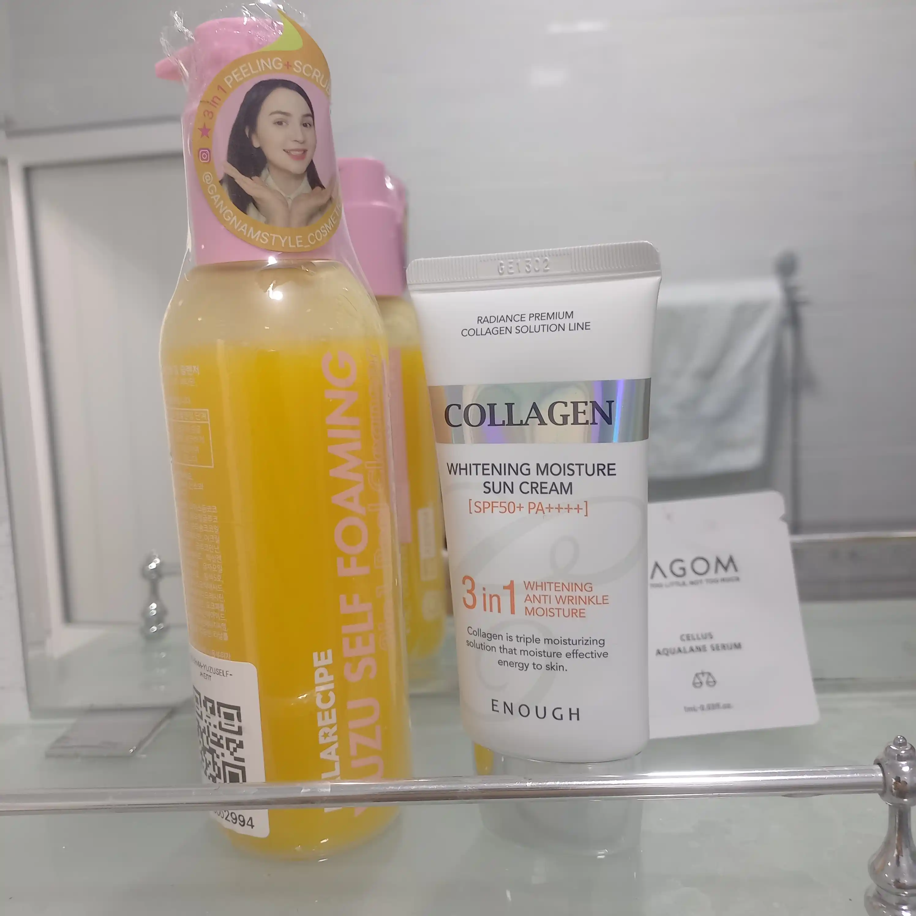 LALARICIPE Yuzu Self Foaming 3‑в‑1 AHA BHA – нежная пенка для очищения лица, 200 мл