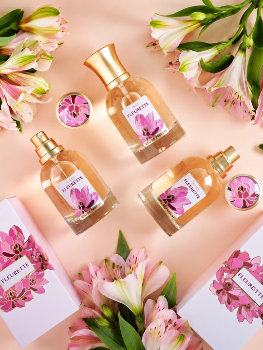 Парфюмерная вода для женщин Fleurette, цитрусовая цветочно-фруктовый, 50 мл