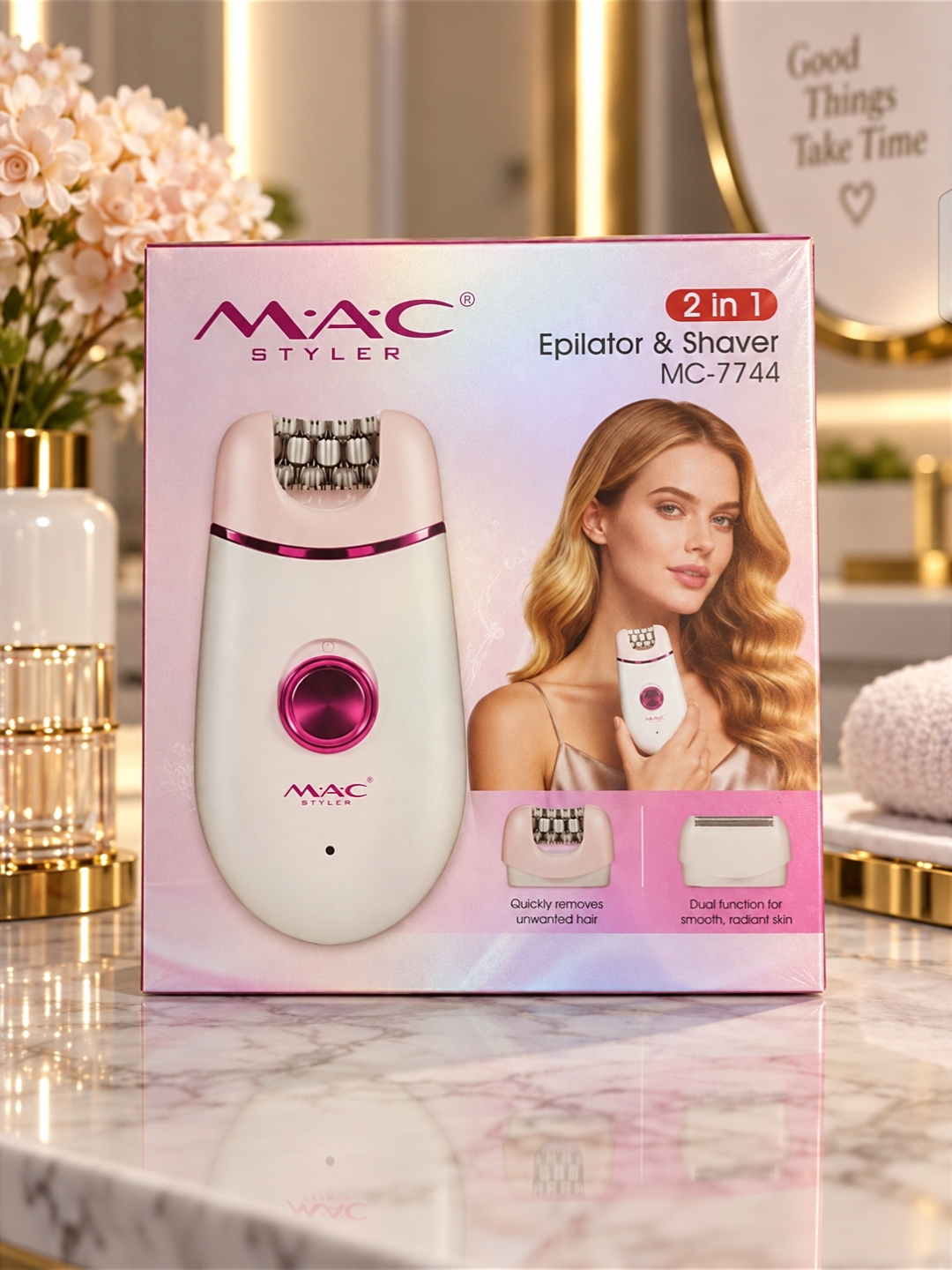 Беспроводной эпилятор MAC styler, профессиональный депилятор для женщин - 