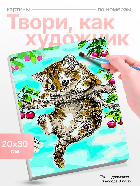 Картина рисование по номерам Skystore холст на подрамнике, 20 * 30 - 