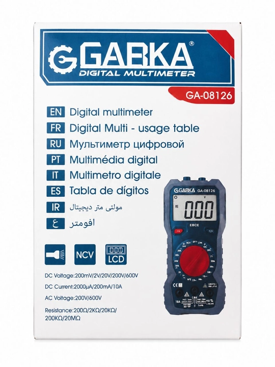 Garka raqamli multimetri, elektr parametrlarini tekshirish uchun o‘lchov asbobi