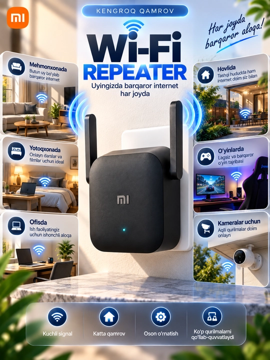 Усилитель Wi-Fi сигнала, репитер Wi-Fi Range Extender Pro