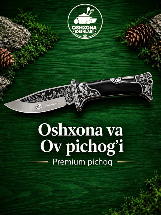 Oshxona va ov uchun pichoq, yig’iladigan pichoq