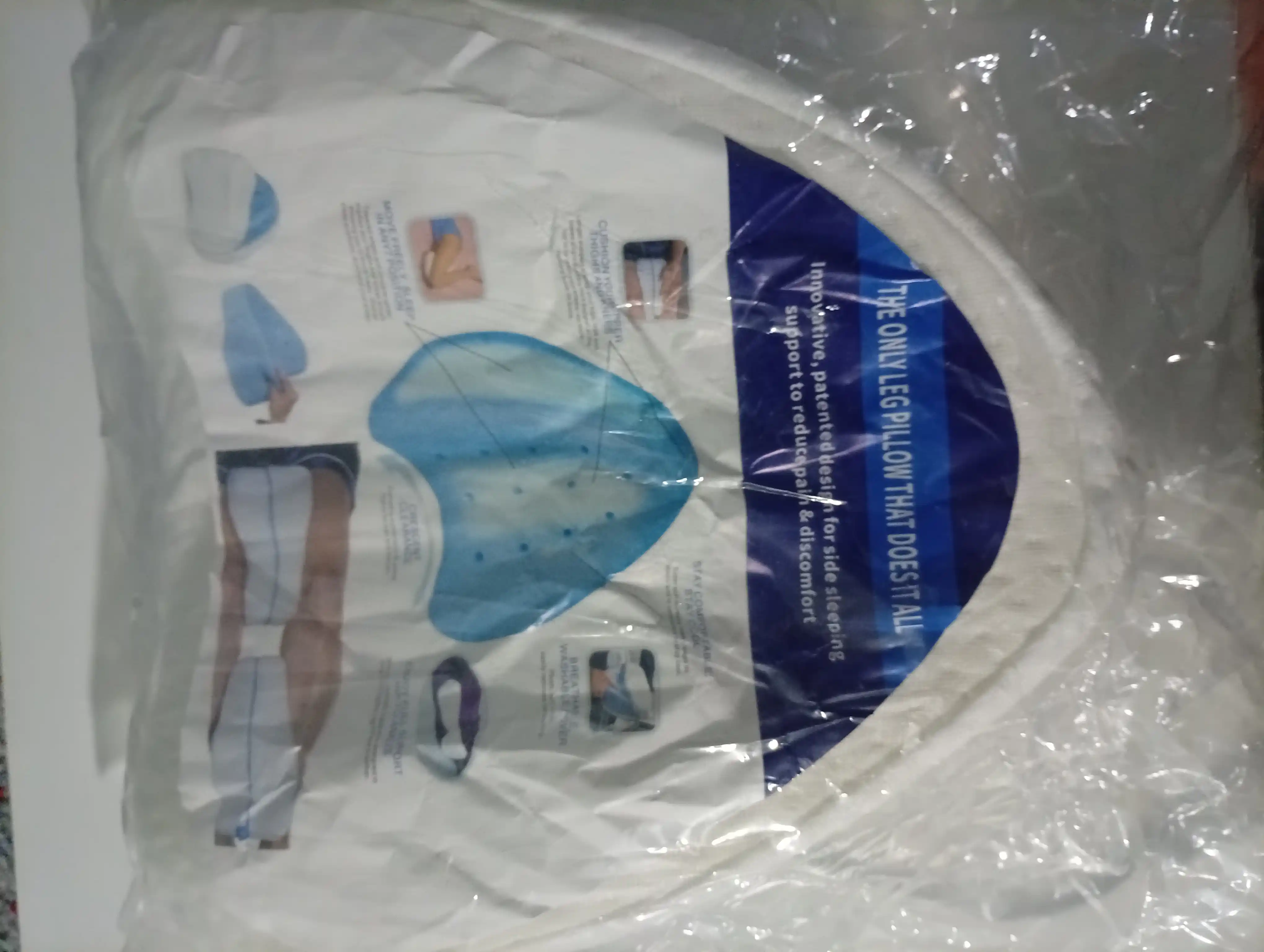 Anatomik yostiq, oyoqlar orasida uxlash uchun