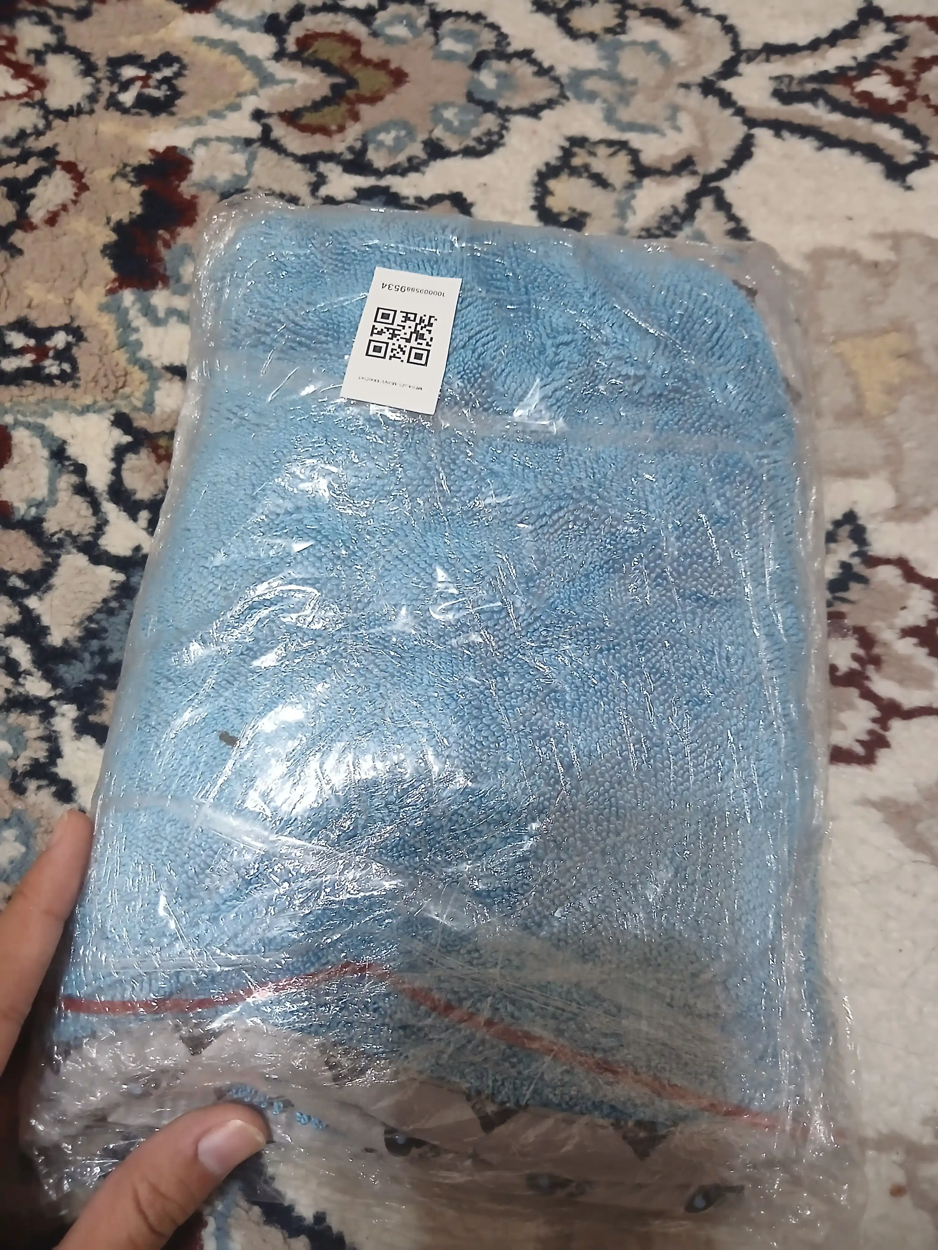 Dry Monster Avtomobil uchun yuqori sifatli mikrofibra sochiq (70x50 sm) bir qatlamli latta