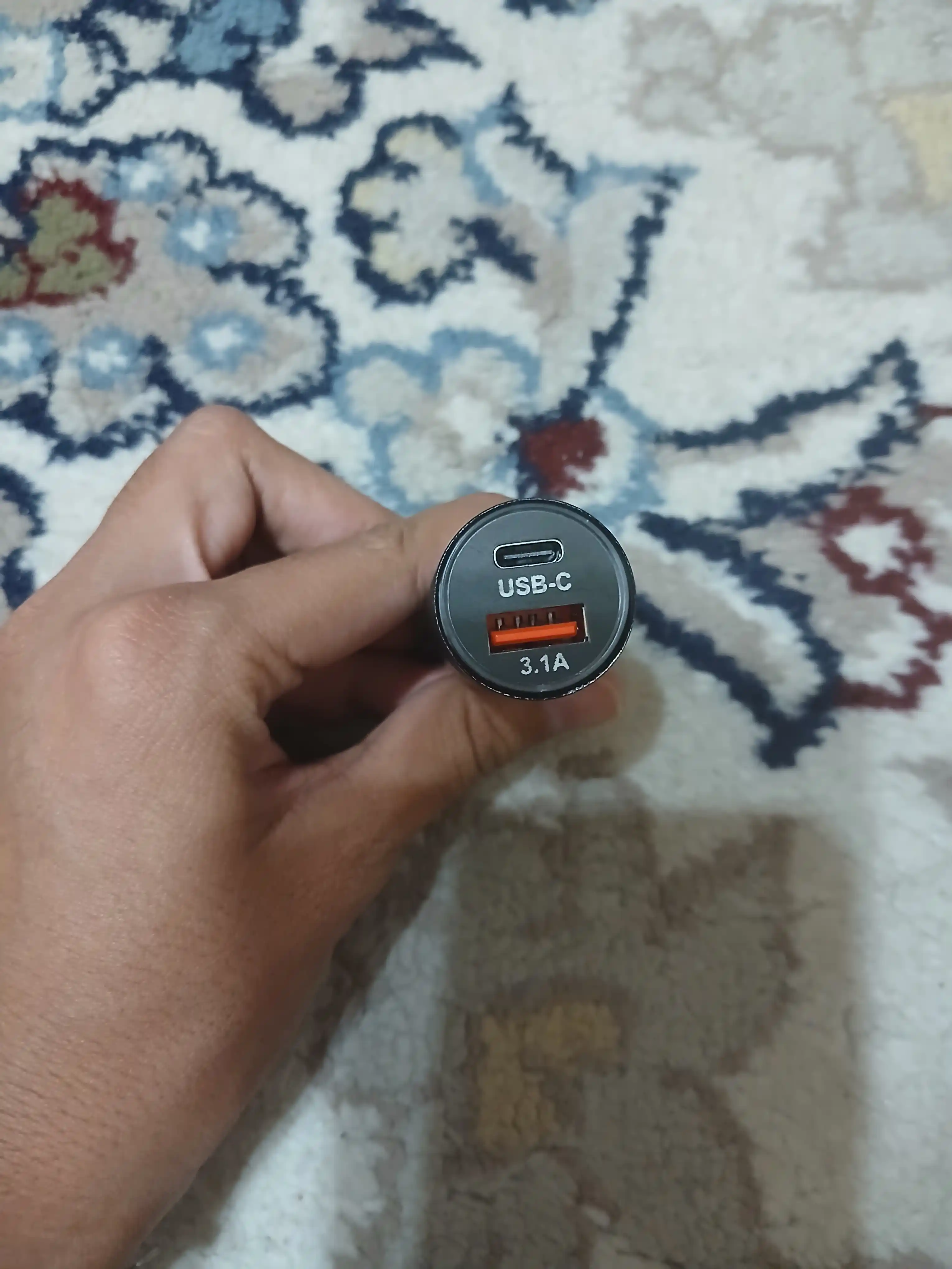 Avtomobil zaryadlovchi PD 30W + QC 3.0, Type-C va USB, metall avtoadapter MLE-LHJ11